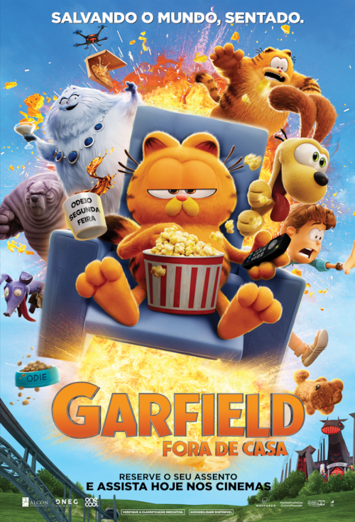 Cartaz do filme Garfield - Fora de Casa