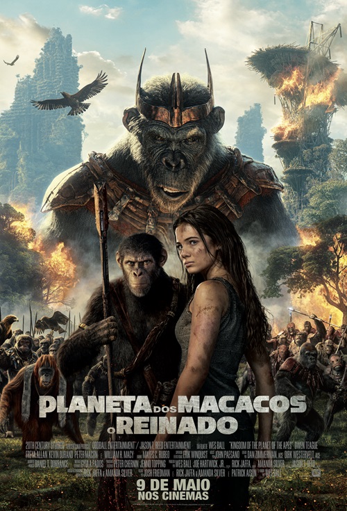 Cartaz do filme Planeta dos Macacos: O Reinado
