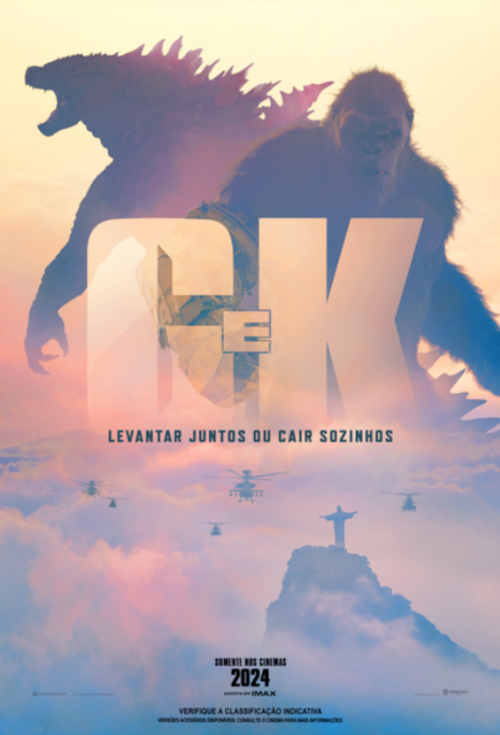 Cartaz do filme Godzilla e Kong: O Novo Império