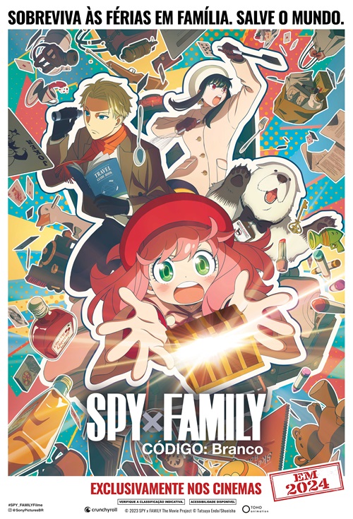 Cartaz do filme Spy x Family Código: Branco