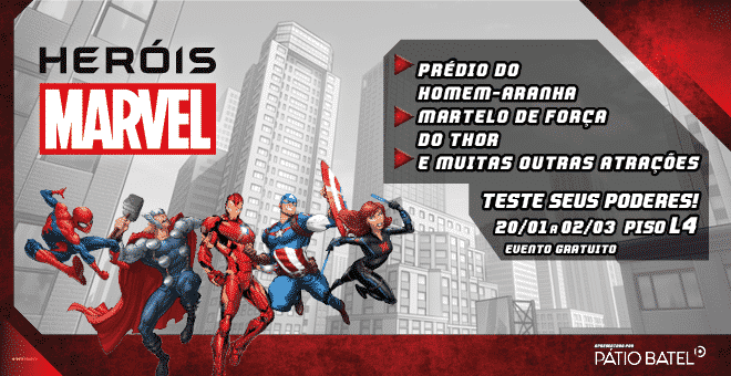 Evento Heróis Marvel
