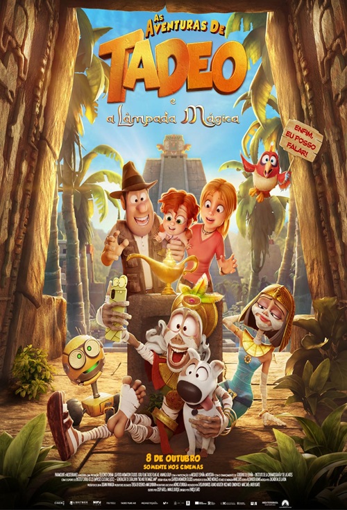 Cartaz do filme As Aventuras de Tadeo e a Lâmpada Mágica 