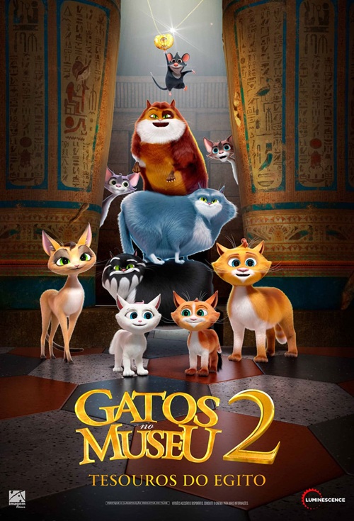 Cartaz do filme Gatos No Museu 2: Tesouros Do Egito
